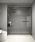 Buy cheap KPN2009003  1200-2000X1950mm Double Sliding Glass Shower Doors , Shower Cubicle Doors With Double Wheels from wholesalers