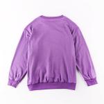 Unisex Boys Girls Knitted Plain Pullover Sweater 100% Cotton