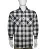 Buy cheap Yarn Dyed Twill FR Long Sleeve Button Down Shirts HRC2 Level 7.5oz from wholesalers