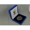 Buy cheap Velvet Box Military Personalized Coins , 3D Zinc Alloy Die Casting And Antique Silver Plating from wholesalers