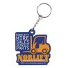 Buy cheap Custom Designed 2D Flat Soft Touch PVC Rubber Keychain, Custom Promotional Business Advertising Gift from wholesalers