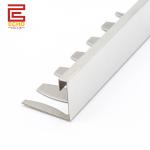 CE ISO 6mm Stainless Steel Tile Trim Metal Brass Tile To Tile Floor Trim
