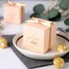 Buy cheap Slotted Custom Cardboard Boxes Wedding / Party Chocolate Packaging Boxes With Ribbon from wholesalers