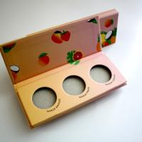 Buy cheap Matte Lamination Empty Blush Palette DIAM 30MM 3 Pans Position product