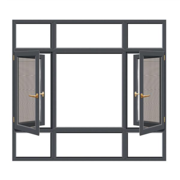 Buy cheap Simple Design European Style Commercial Aluminum Waterproof Casement Windows for Bedroom from wholesalers