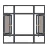Buy cheap Simple Design European Style Commercial Aluminum Waterproof Casement Windows for Bedroom from wholesalers