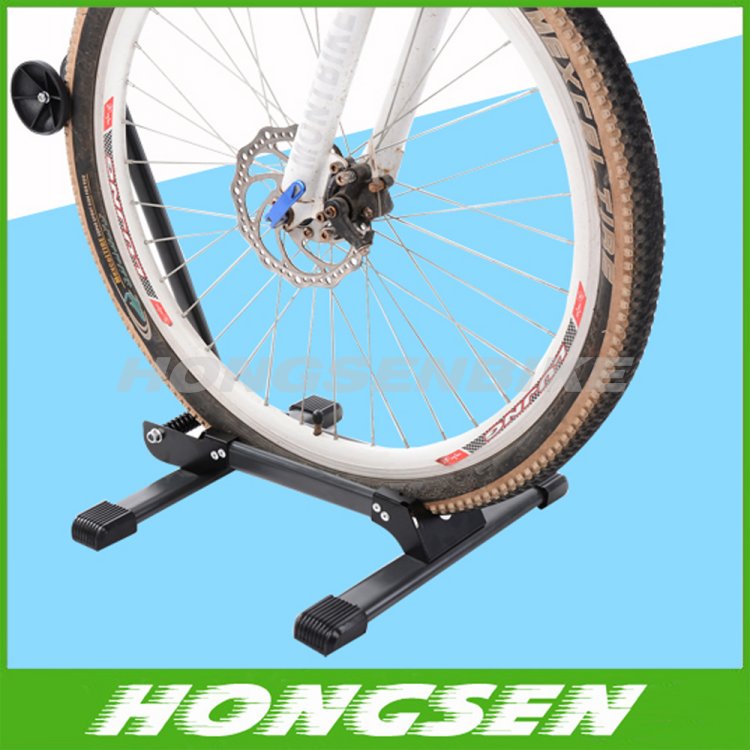New arrivel mountain bicycle storage front wheel parking stand display rack