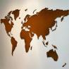 Buy cheap Decoration Rusty Corten Metal World Map Wall Art from wholesalers
