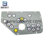 Hot Product Asphalt Paver Parts Main Console Button Panel Film Sticker Old