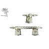 Buy cheap Metal Casket Swing Handle Zinc Alloy Material Strong Coffin Hardware European Style from wholesalers
