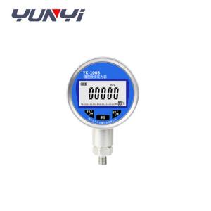 China RS485 Oil Air Hydraulic Digital Pressure Gauge YK100B 100mm Stainless Steel on sale
