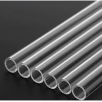 Buy cheap Customized Size Coloured Clear Acrylic Pipe From 5mm To 200mm Solid Clear product