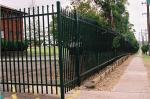 Customized Black Zinc Steel Metal Garrison Fence Panels Maintenance Free