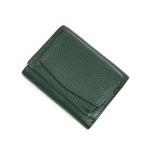 ANTI-THEFT BRUSH WOMEN'S LEATHER WALLET SHORT CARD BAG THREE FOLD SMALL WALLET