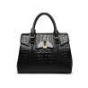 Buy cheap Handbag Black Patent Full Grain Leather Handbags Womens Summer from wholesalers