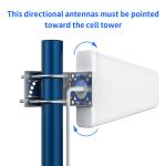 10dbi 2.4GHZ WIFI Booster Antenna for Waterproof IP67 600-2700Mhz Outdoor LPDA