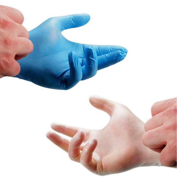 Buy cheap Powder Free Vinyl 240mm Nitrile And Latex Gloves Disposable from wholesalers