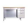 Buy cheap Sturdy Key Lock Multi Drawers RAL Color Steel Executive Desk from wholesalers