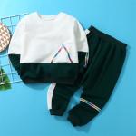 Children'S Outfit Sets Cartoon Print Long Sleeve Trousers Suit