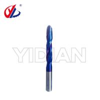 Buy cheap Ball Nose Milling Cutters φ12x70x125mm 2 Flute Blue Solid Carbide End Nose Mill product