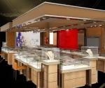 Fashionable Acrylic Display Showcase Luxury Multi Layer Design With Led Light