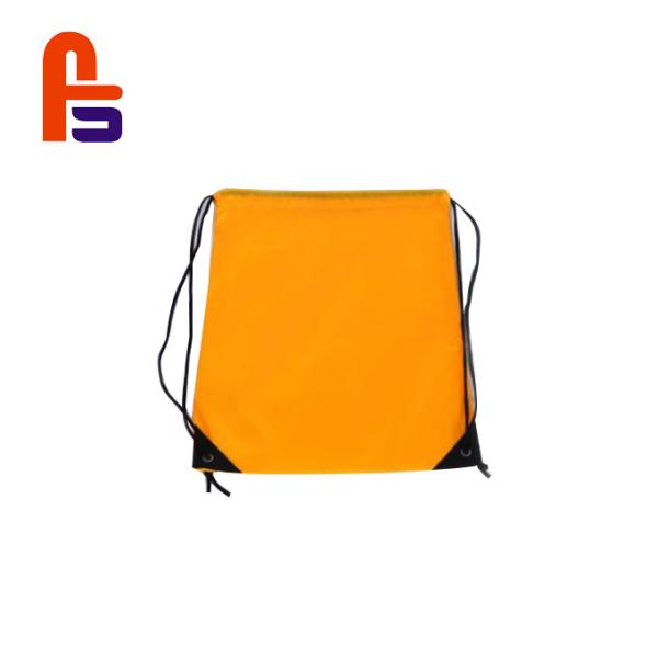 Buy cheap Yellow Color Printing Modern Drawstring Packing Fabric Shopping Bag from wholesalers