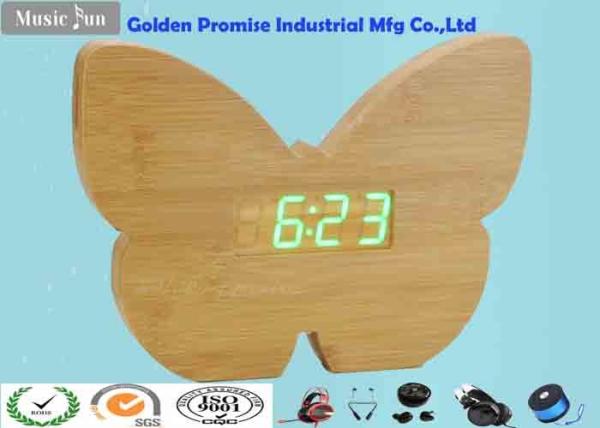Buy cheap Time Display Bamboo Electronics Animal Figure Butterfly Bamboo Wood Coin Holder from wholesalers