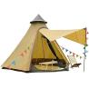 Buy cheap 12'x10'x8'Dome Camping Tent 5-6 Person 4 Season Double Layers Waterproof Anti-UV Windproof Tents Family Outdoor Camping from wholesalers
