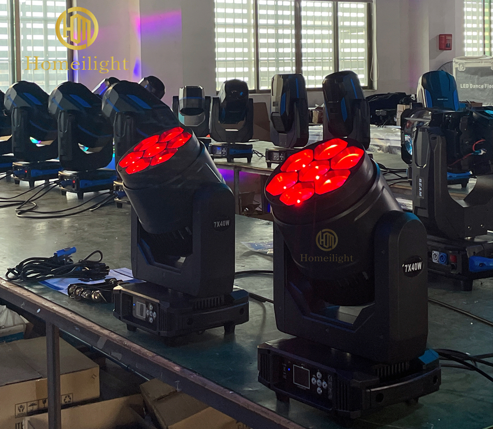 RGBW 4in1 7*40 Bee Eye Beam Moving Head for Wedding Event Party