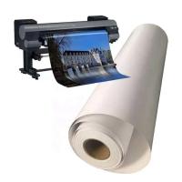 Buy cheap Gloss White Inkjet Paper 300gsm Jacquard Inkjet Fabric Rolls product