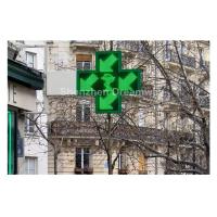 Buy cheap Asynchronous Double Sides P20 LED Pharmacy Cross Signs DIP 546 with 960 × 960 mm product