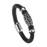 Buy cheap Wholesale custom fashion magnetic clasp handmade genuine mens leather bracelet from wholesalers