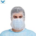 Disposable Protective Head Cover Polypropylene Non Woven PP Ninja Balaclava Hood
