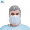 Buy cheap Customized Logo 18GSM Non Woven PP Ninja Balaclava Astronaut Space Cap For Protection from wholesalers