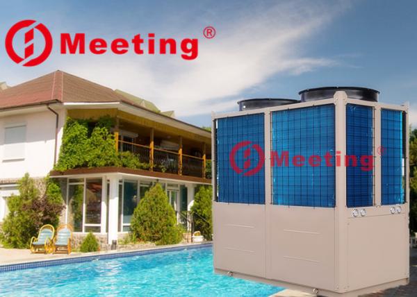 Buy cheap Rose Gold Swimming Pool Heater For Pool Air To Water Heat Pump EVI 216KW from wholesalers