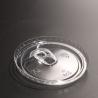 Buy cheap 89mm PET Plastic Cup Lid Transparent Leak Proof Round Screw On Cup Lid from wholesalers