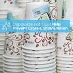 Disposable gold foil stamping black coffee cup takeaway double wall coffee paper