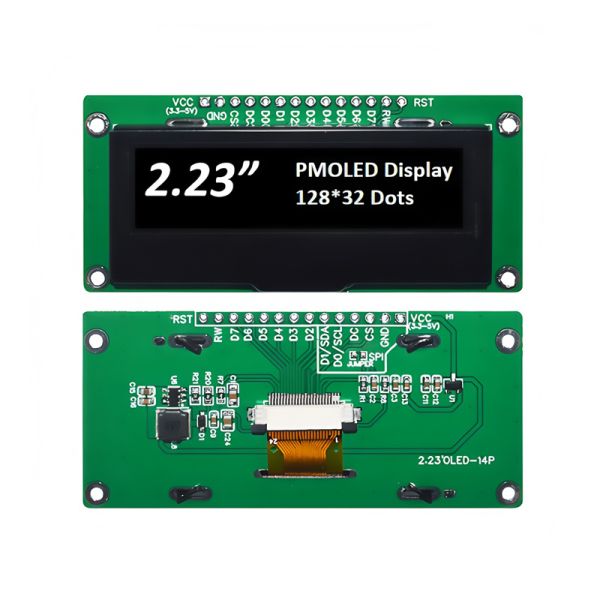 128x32 Dots OLED Graphic Display Module 2.23 Inch SPI Interface
