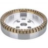 Buy cheap Segmented Metal Bonded Diamond Grinding Wheels 175mm For Glass Double Edge Machine from wholesalers