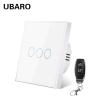 Buy cheap EU Market 3Gang Remote Control Light Switch 5-60Feet Distance Range With Tempered Glass Panel from wholesalers