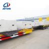 Buy cheap 60ton 70ton 80tons Lowbed Semi Detachable Lowboy Trailer with Duel Line Brake System from wholesalers