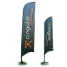 Buy cheap Teardrop beach Feather Flag Banners for outdoor and indoor advertising from wholesalers
