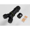 Buy cheap 3 Way Screw Y Shape IP68 Waterproof Cable Connector 26mm Diameter from wholesalers