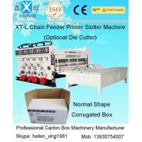 Buy cheap Flexo Ink Corrugated Paperboard Corner Slot Machine Carton Box Rotary Slotter product