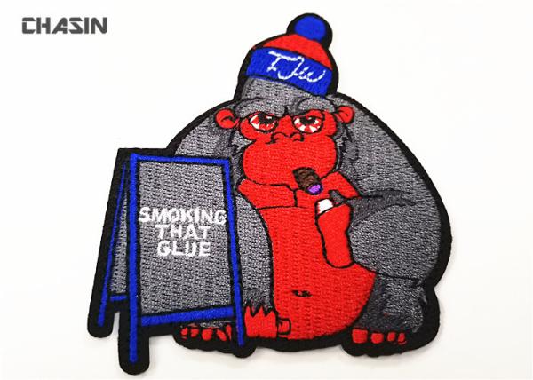 Buy cheap Iron - On Clothing Embroidery Back Patches Twill Fabric Laser - Cut Border from wholesalers