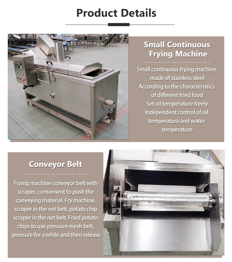 Industrial Continuous Fryer for Precise Temperature Control Temperature Ranges 0-300