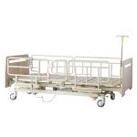 2 ABS Crank Wooden Electric Homecare Bed Anti Winding For Patient