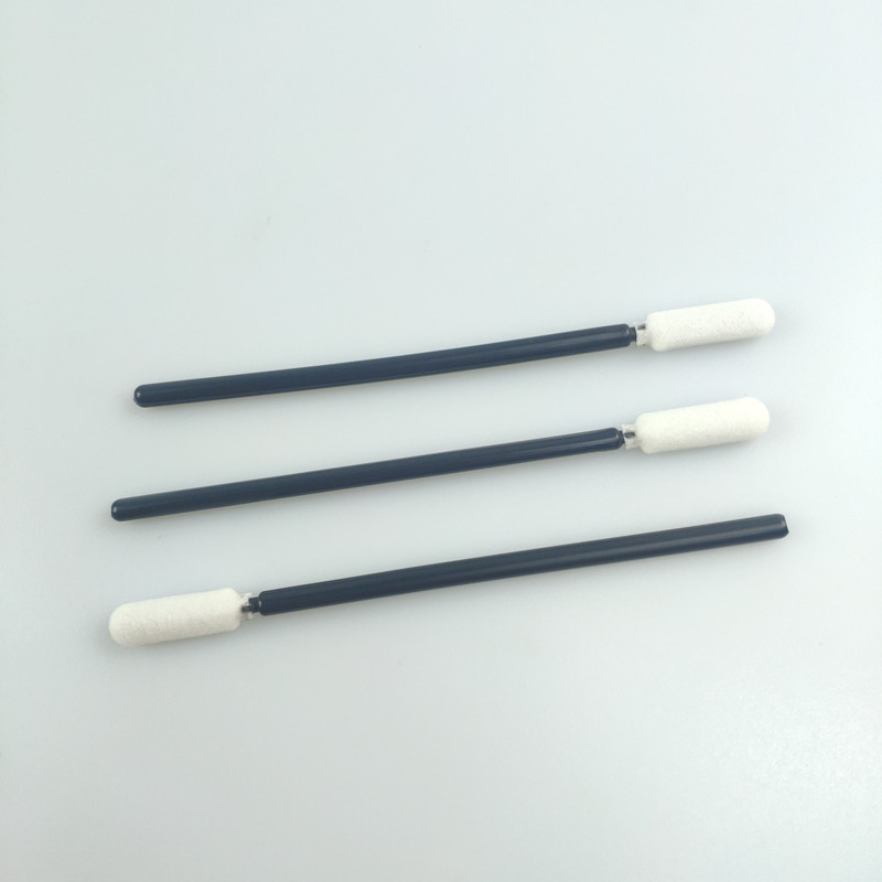 113mm 100PCS Black White Open Cell Sponge Foam Tip Swabs Dust Free