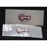 Buy cheap Printed 3 Colour Logo Silicone Heat Transfer Labels For Clothing from wholesalers