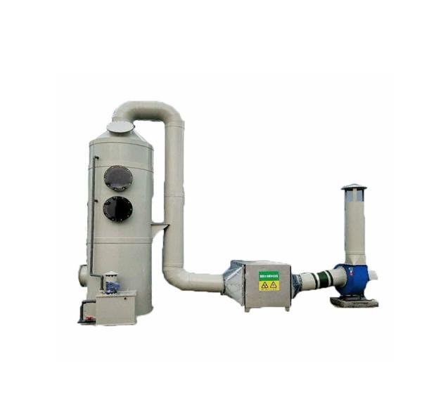 Buy cheap 2.2 KW Pump Power CO2 Scrubber Gas Cleaner Wet Scrubber Absorption Column for Clean Air from wholesalers
